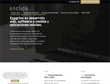 Tablet Screenshot of on-click.es
